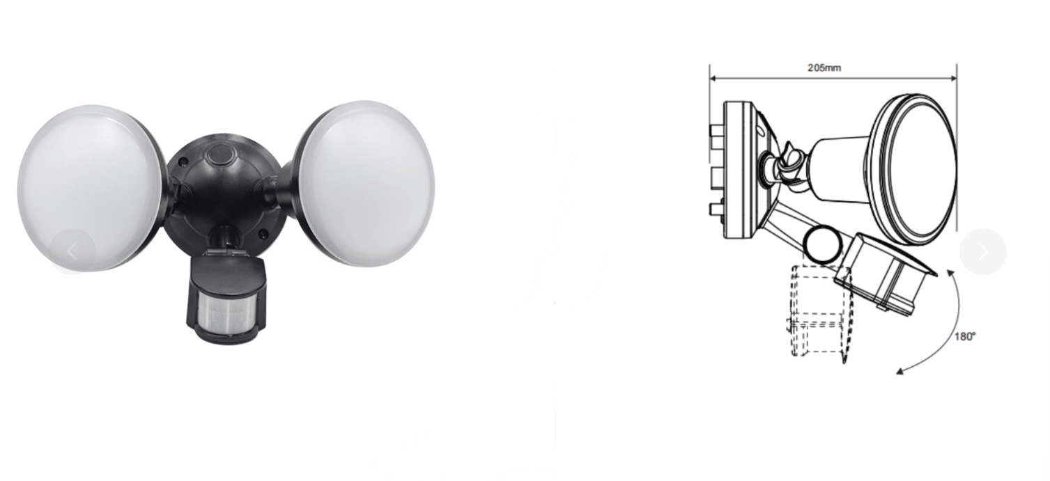 Lâmpada LED com sensor infravermelho PD-PIR2A - sua escolha inteligente e com baixo consumo de energia