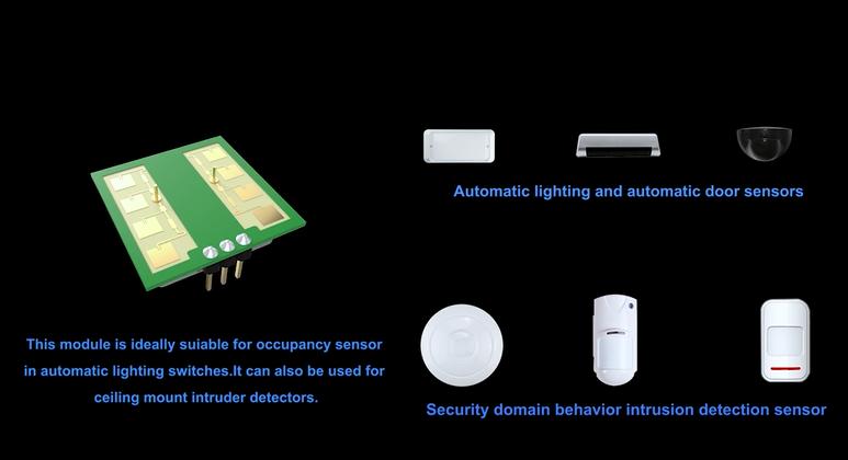 Sensor de microondas de alta precisão para detecção inteligente --- PD-V21