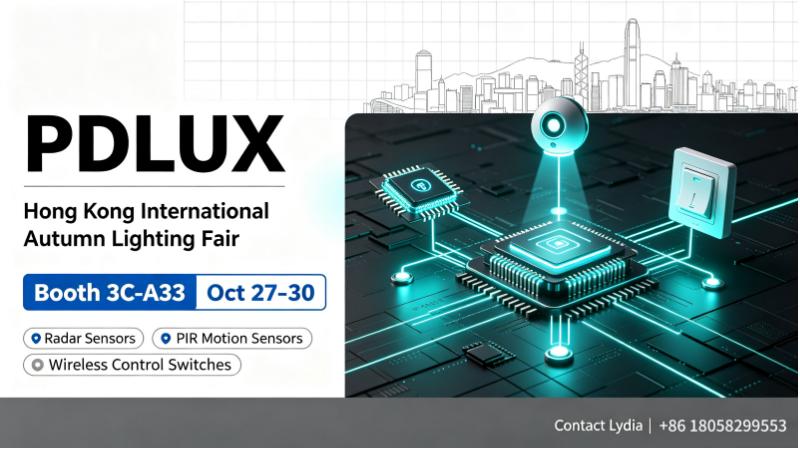 PDLUX participará da Feira Internacional de Iluminação de Outono de Hong Kong | Estande No.3C-A33, 27 a 30 de outubro