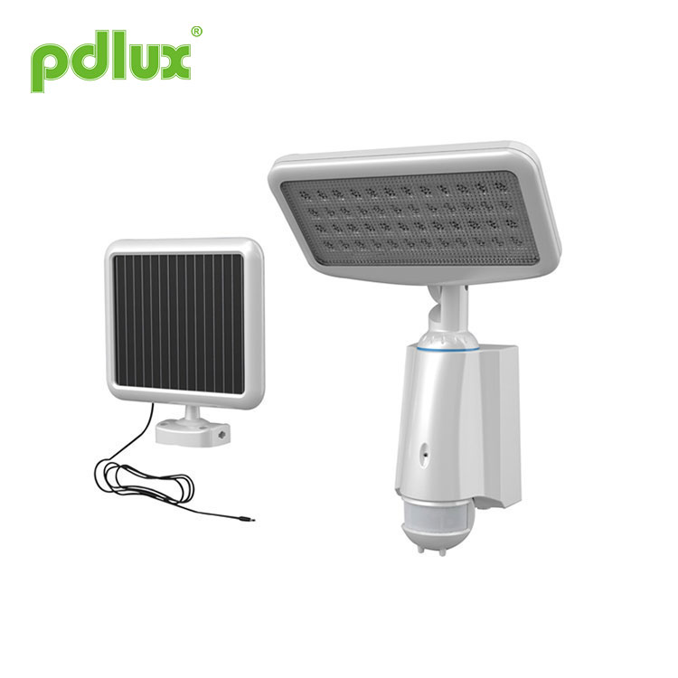 Lâmpada com sensor de energia solar de 48 LEDS