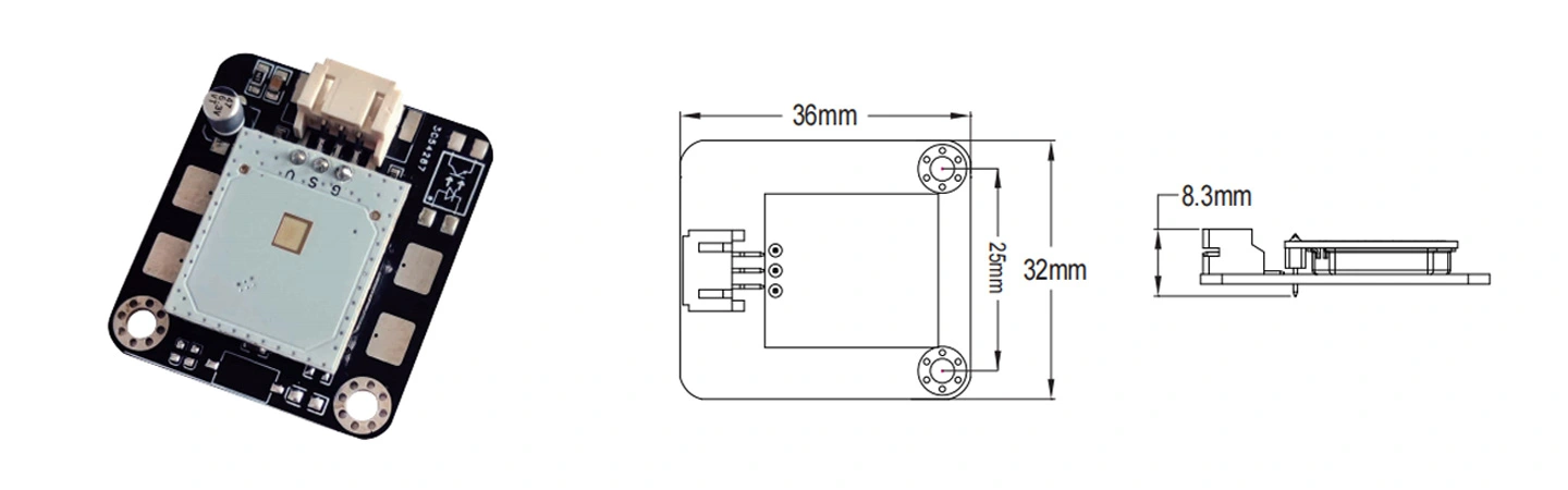 PD-V18-M1 Millimeter wave sensor application combination module