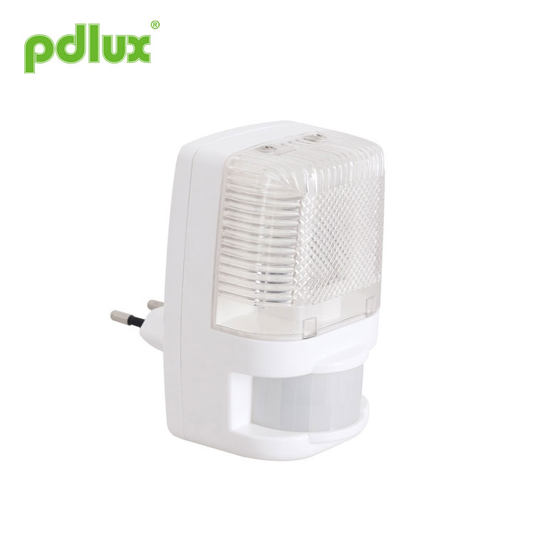 Luz noturna com sensor de parede plug-in da UE no Reino Unido