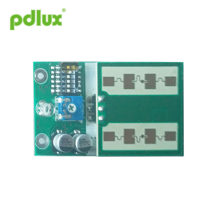 PDLUX PD24-V1 Módulo transceptor Doppler de banda K do sensor de movimento de micro-ondas de 24,125 GHz